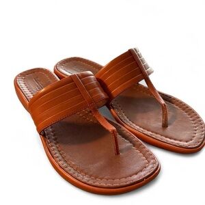 Elegant Tan Leather Sandals
